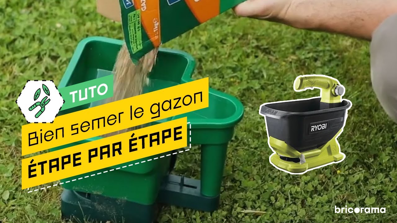 Comment semer le gazon parfaitement ? Bricorama