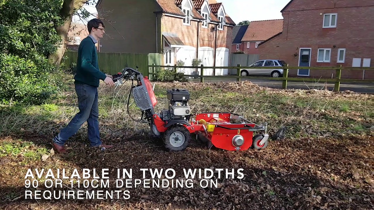 Zanon Flail Mower Attachment on Kersten UBS