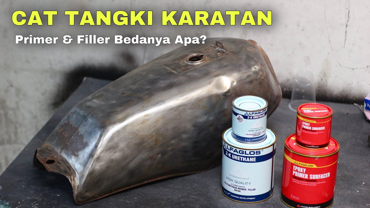 Langkah Repaint Tangki Karatan..Epoxy Keras Tahan Benturan | Primer Surfacer Alfaglos