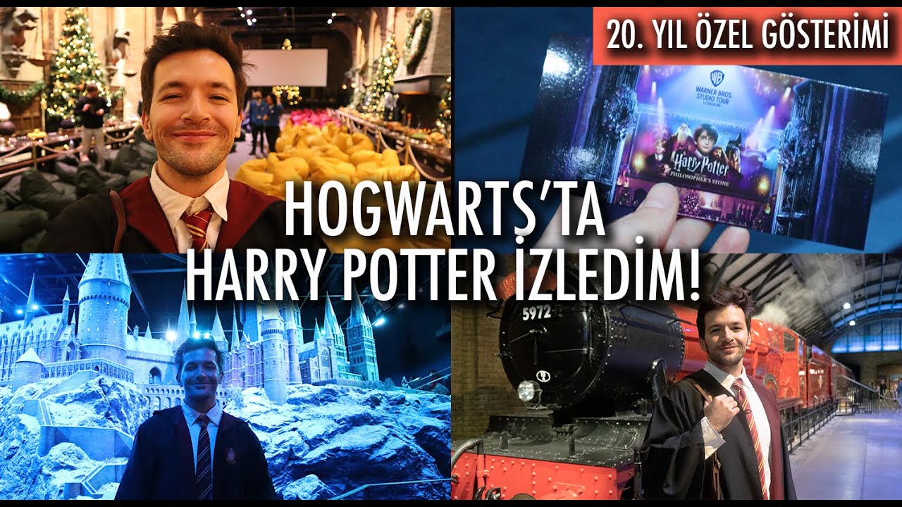 HOGWARTS'TA HARRY POTTER İZLEDİM! | Harry Potter Stüdyo Turu