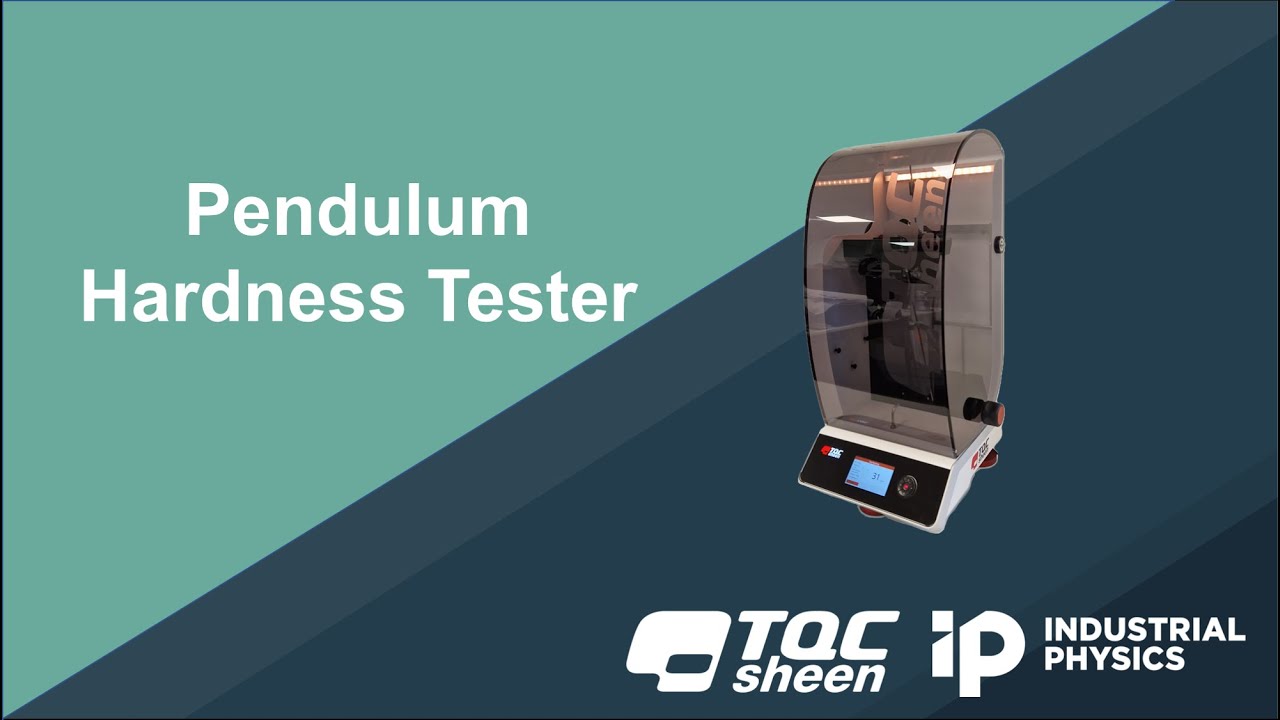 Exploring TQC Sheen SP0500 Pendulum Hardness Tester