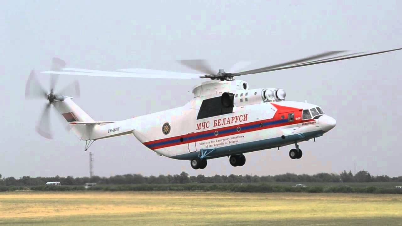 Mil Mi-26T at Budaörs airport for Die Hard 5 filming