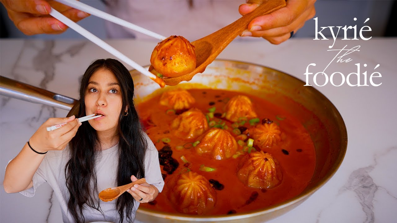 Scharfe koreanische Ros&eacute;sauce f&uuml;r Teigtaschen