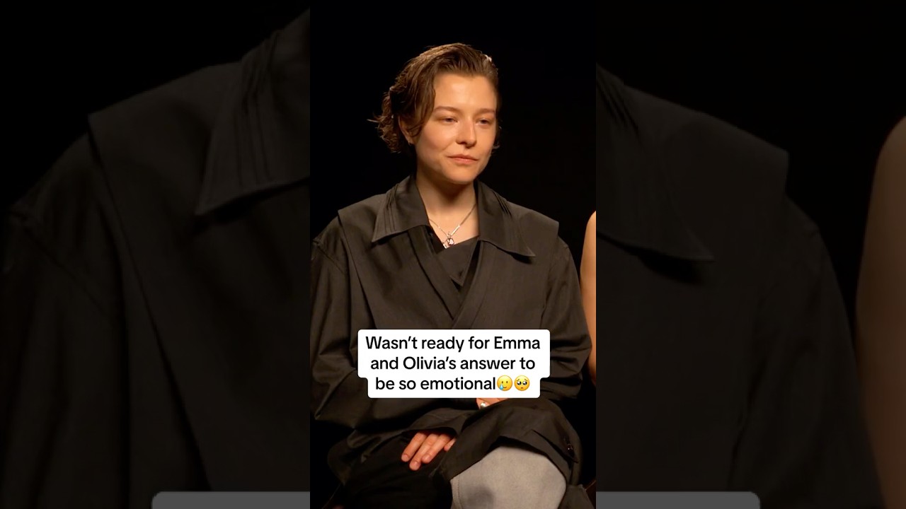 Emma D'Arcy and Olivia Cooke get unexpectedly emotional🥲 #shorts