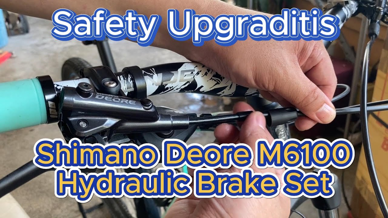 SHIMANO DEORE M6100 HYDRAULIC BRAKE SET | INSTALLATION | UPGRADITIS | TREK MARLIN 6 2022