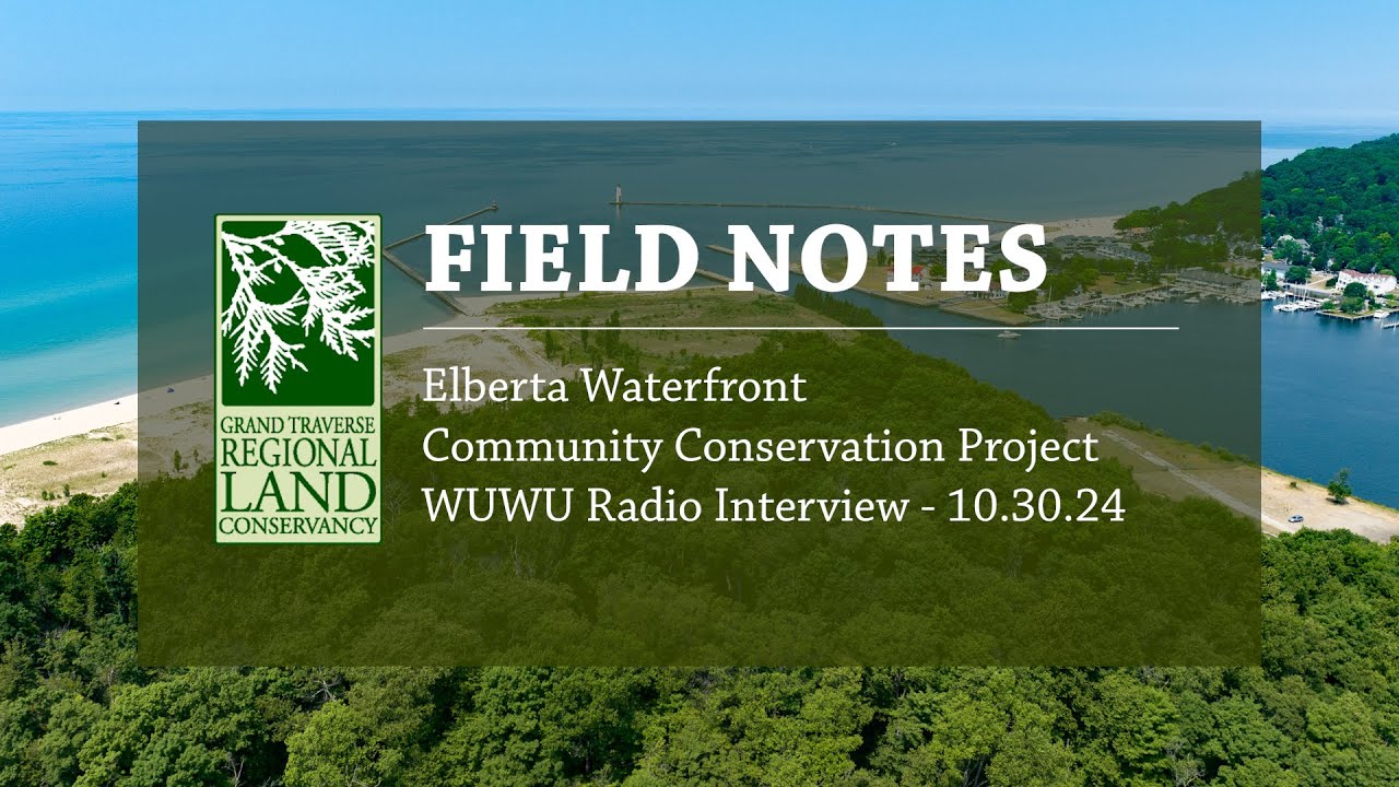 Elberta Waterfront Community Conservation Project WUWU Radio Interview (10.30.24)