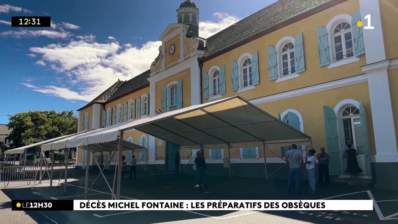 La ville de Saint-Pierre se prépare aux obsèques de Michel Fontaine