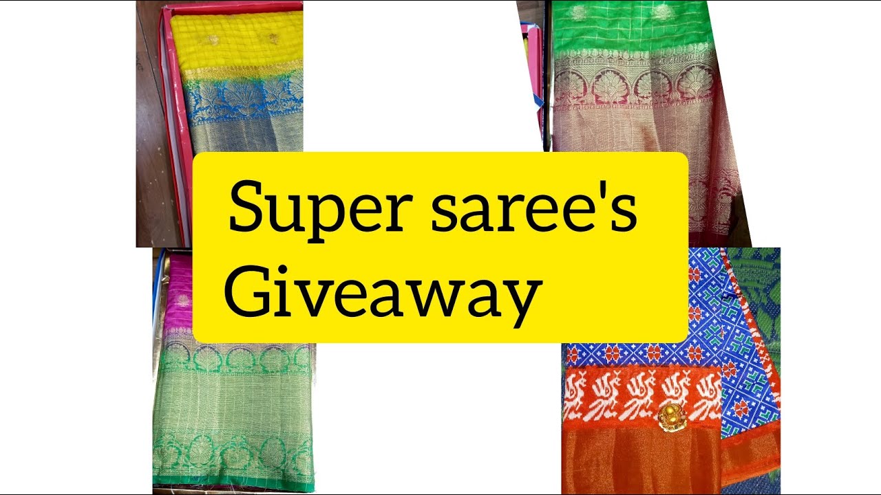 super 👌  saree collection  don't miss  Giveaway gift 🎁