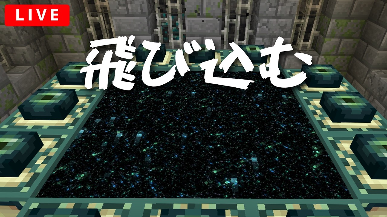【マイクラ配信】#70 ついに？エンダーポータルに飛び込む初心者