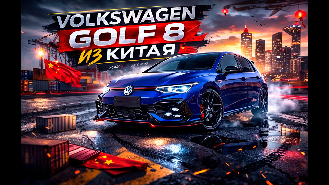 Обзор на Volkswagen Golf 8 R-Line из Китая