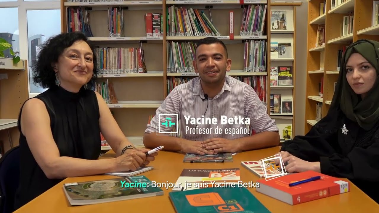 Cursos de español por videoconferencia / Cours d'espagnol par vidéo conférence. I.Cervantes Argel