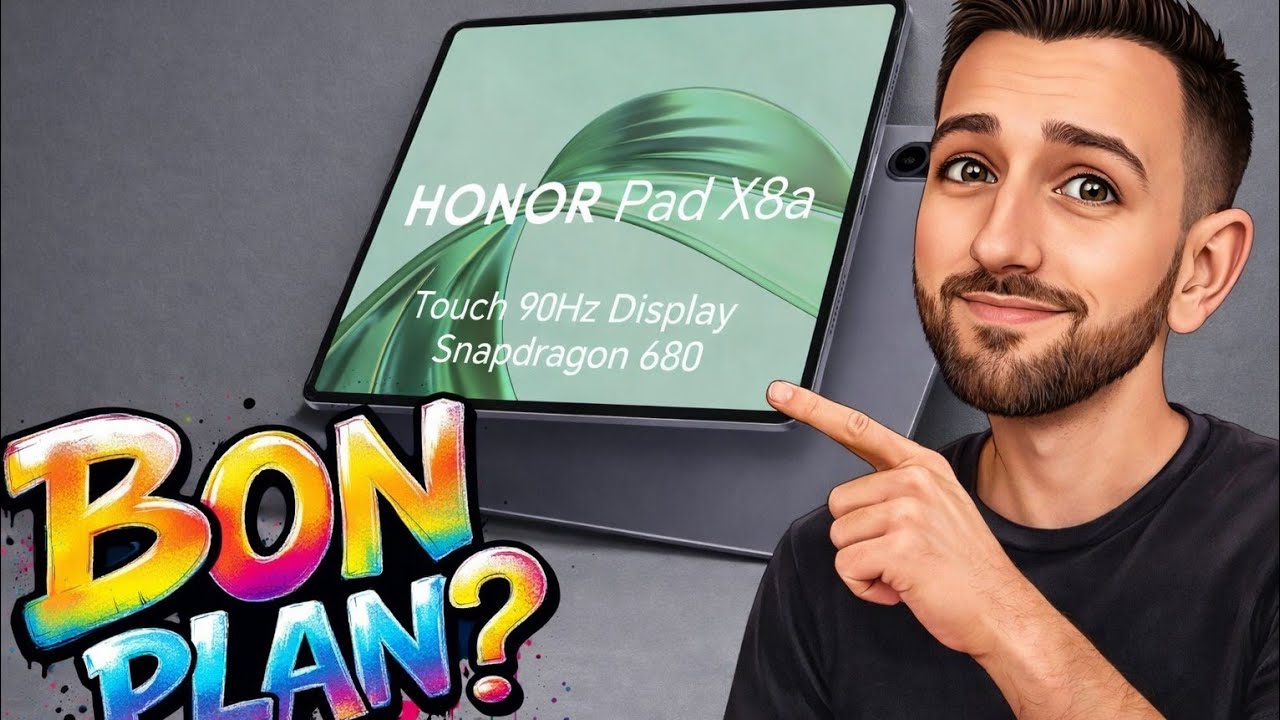 🤯 Honor Pad X8a : Elle coûte rien… mais fait le job