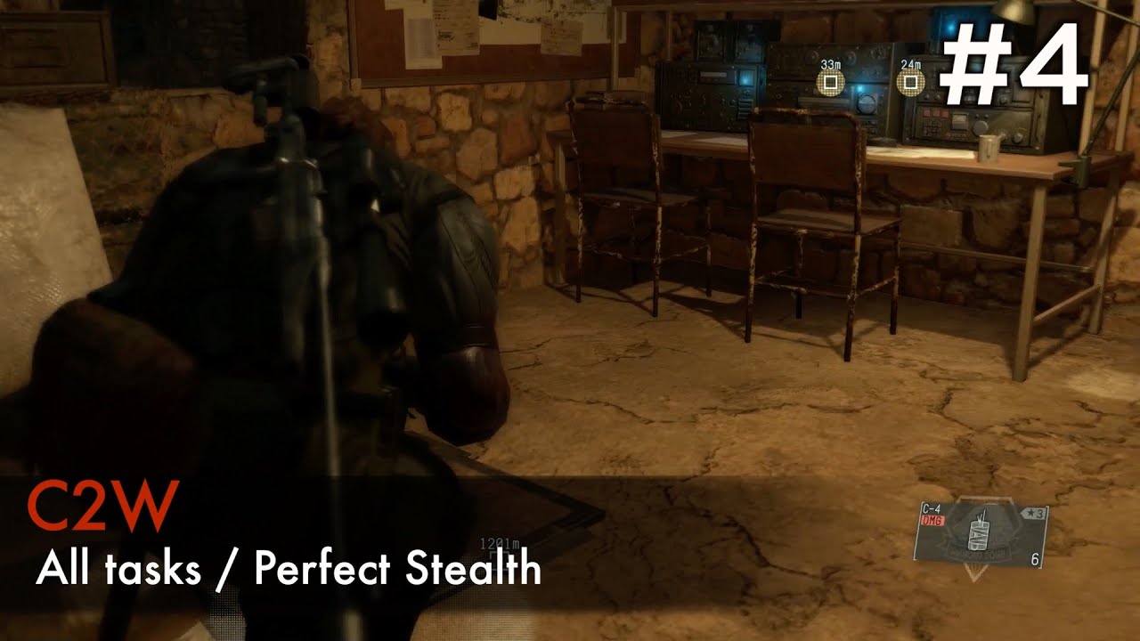 【MGSV:TPP】Эпизод 4: C2W (Ранг S/Все задания/Идеальная скрытность)