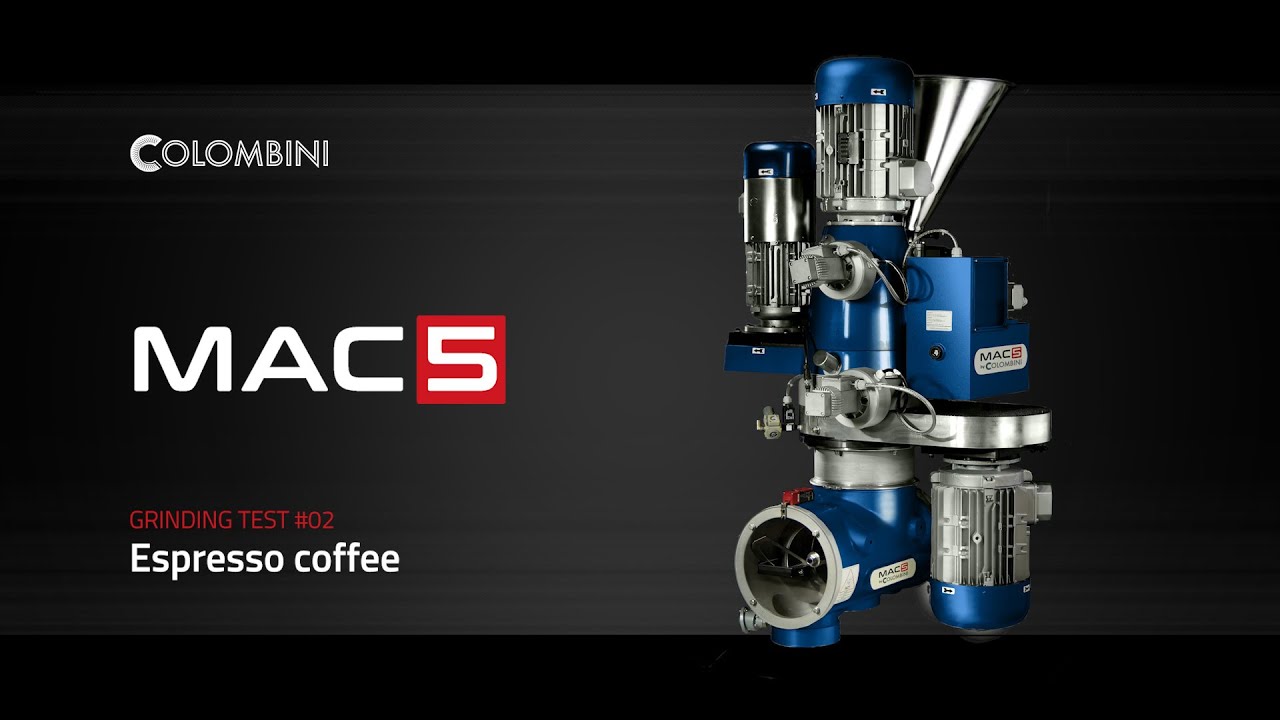 Colombini Mac5 grinding test #02: Espresso coffee