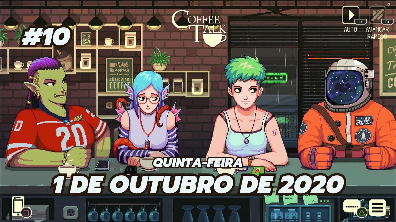 Coffee Talk: 1 de Outubro de 2020 (legendado em portugu&ecirc;s - PS5)