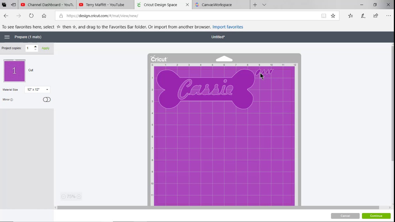 Using SVG files and FCM files in Cricut and Brother Canvas Workspace