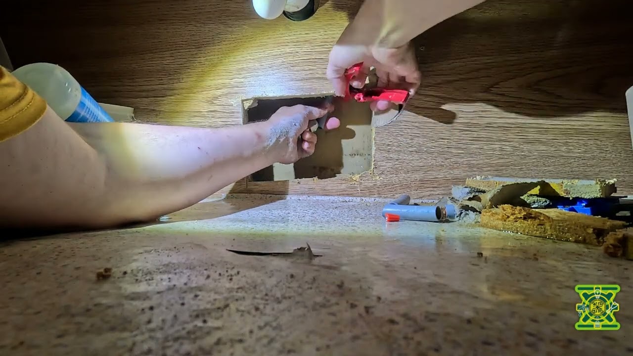 Repair of Polybutylene PB Pipes with Pex and Sharkbite Transitional Couplings