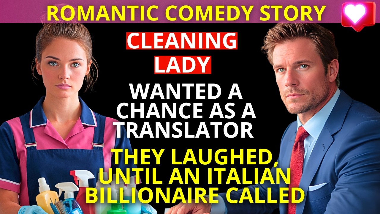 the CLEANING LADY wanted a chance as a TRANSLATOR —they LAUGHED, until an ITALIAN BILLIONAIRE called