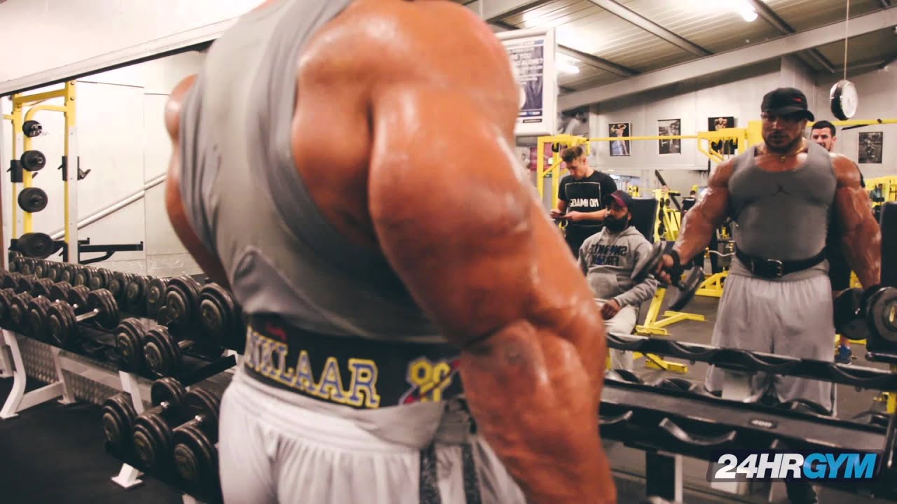 Roelly Winklaar Training at 24hr Gym in Swindon