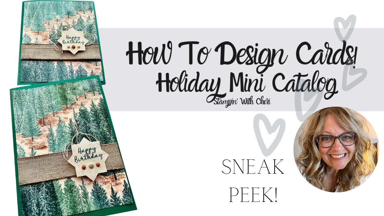 HOW TO: Card Design With ALL New Stampin Up Product Holiday Catalog