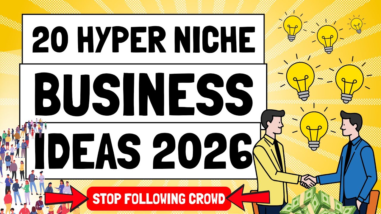 20 Hyper Niche Business Ideas with Massive Potential in 2026