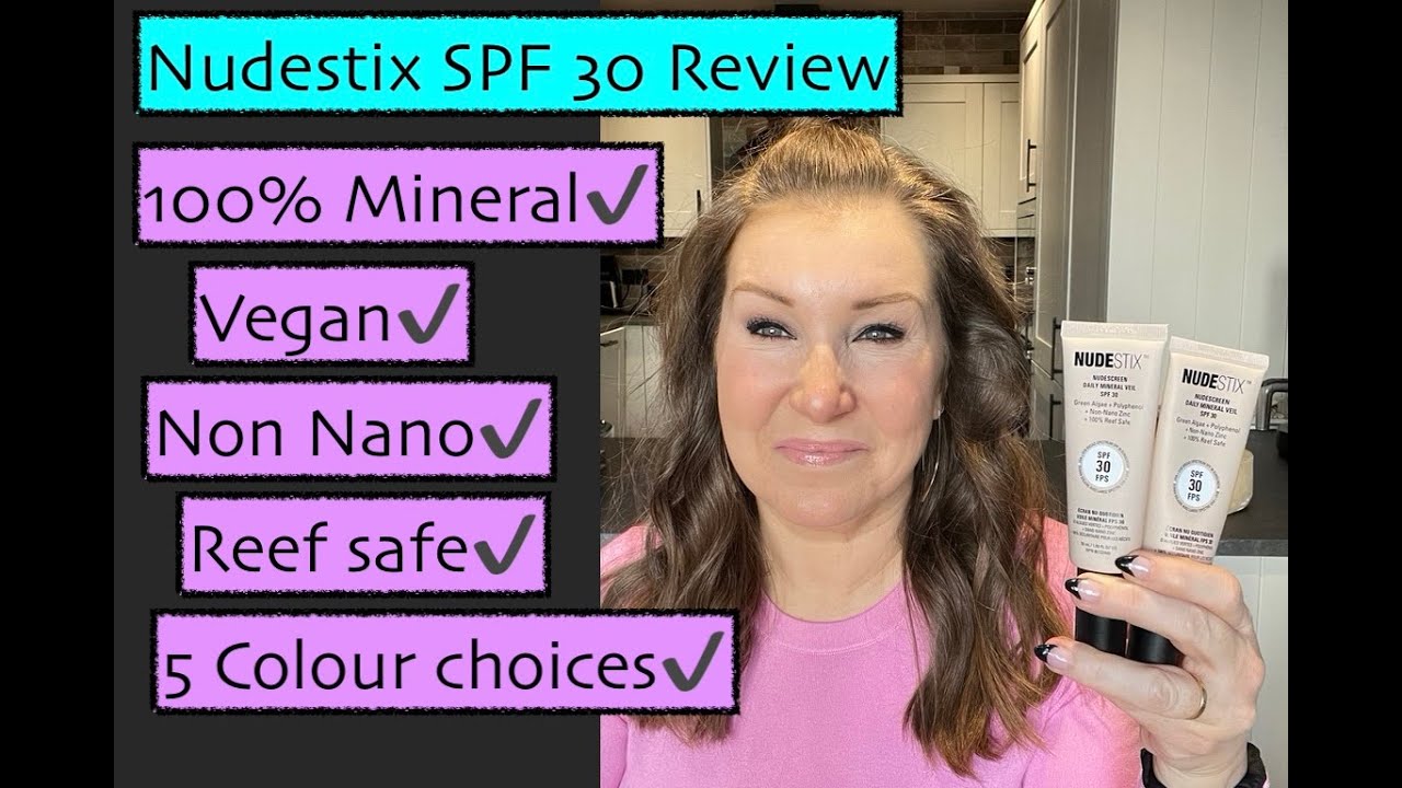 Nudestix Nudescreen Daily Mineral Veil - Vegan Sunscreen Review/Demo