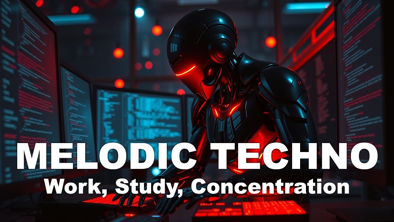 2 Hours Deep Melodic Techno | Focus Music for Study, Work & Coding