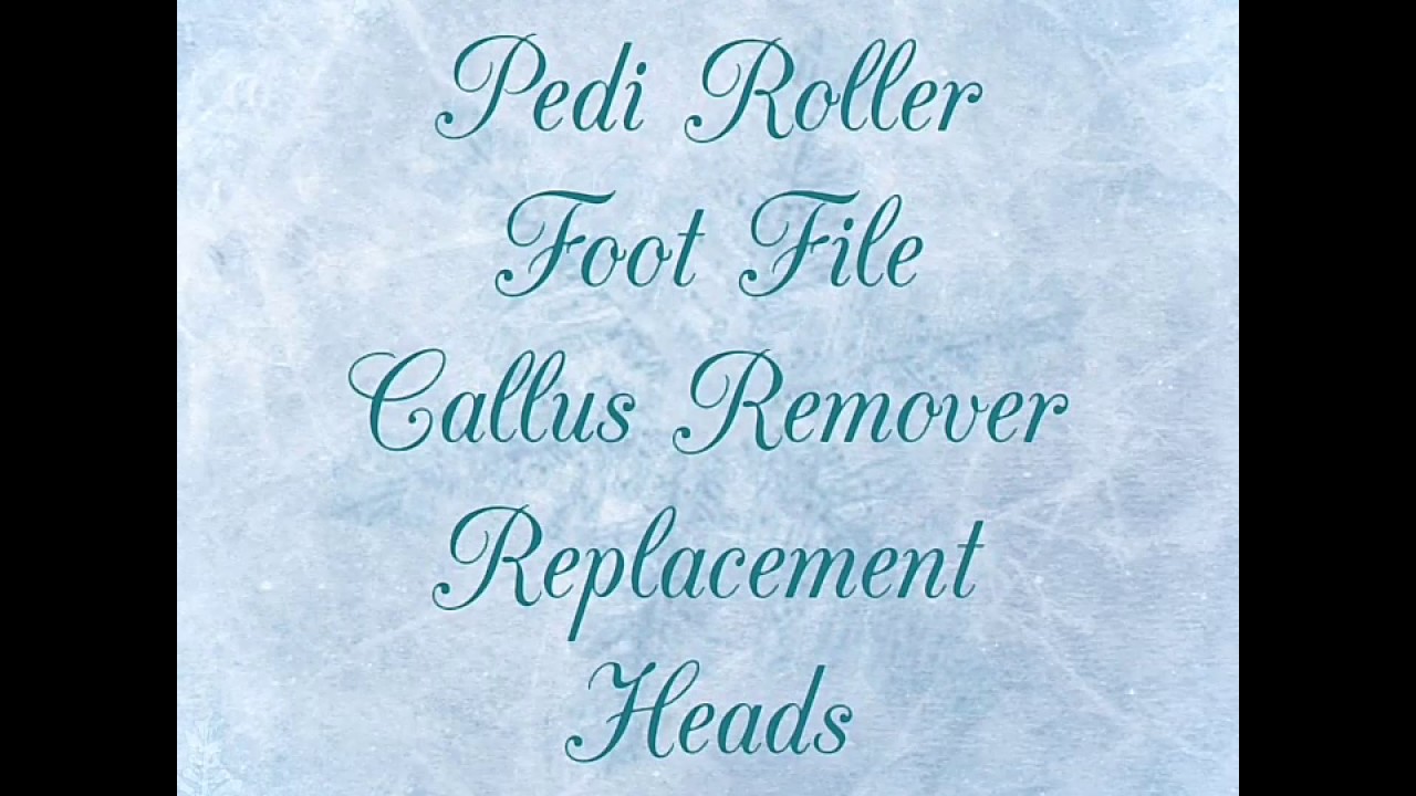 Pedi Roller Foot File Callus Remover Replacement Heads review