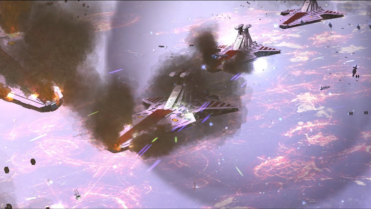 Empire at FOC - Space battle at Anaxes - Republic VS Empire