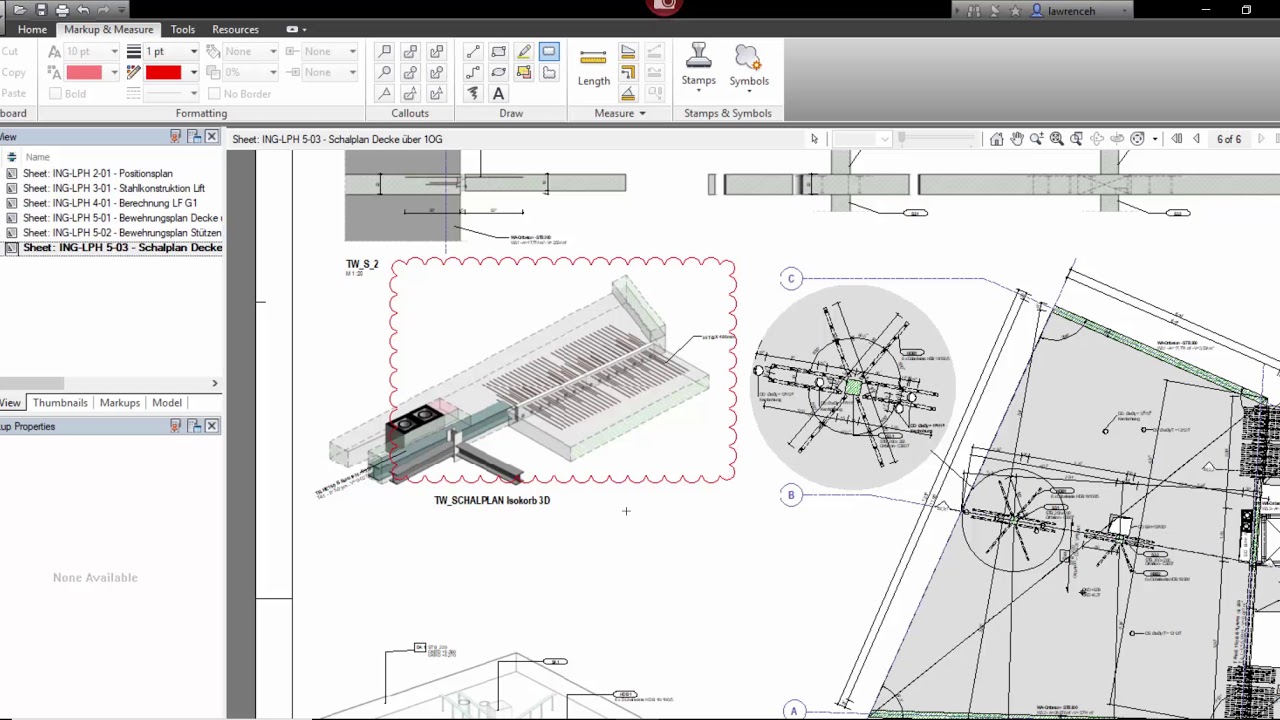 Revit Red Line Markup with Autodesk Design Review