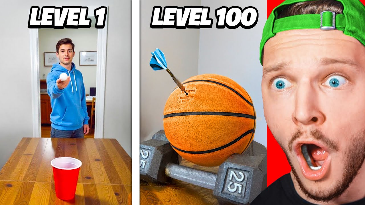 Trickshots Du Niveau 1 Au Niveau 100 !