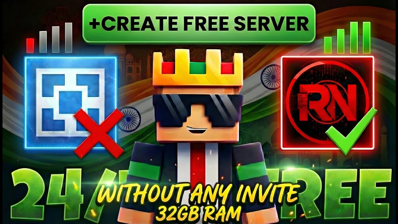 How To Make Free Minecraft Server 24x7 | Free 24/7 Minecraft Hosting😎