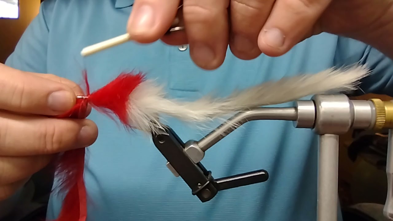 Wild Water Fly Fishing Red and White Pike Fly Tying Instructional Video