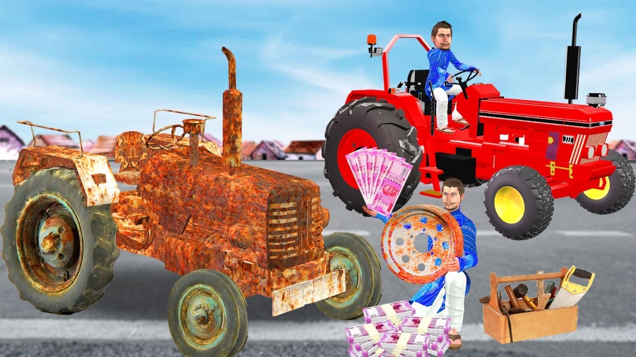 जादुई ट्रैक्टर मरम्मत Magical Money Tractor Restoration Hindi  Comedy Video