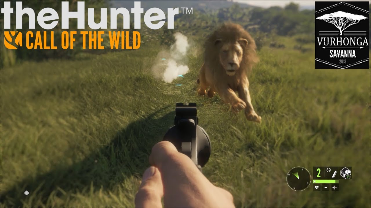 The Hunter Call Of The Wild Pc Gameplay | Lion Silver Male