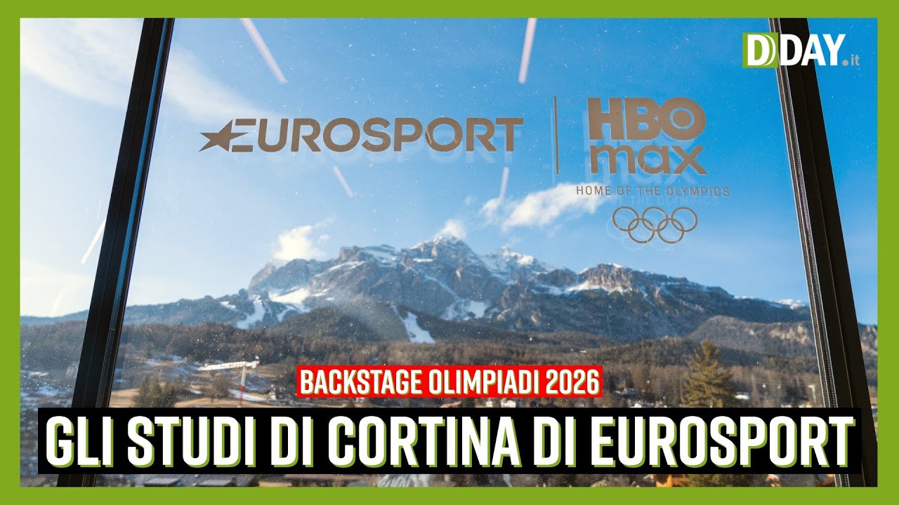 Backstage Milano Cortina: ecco gli studi di Cortina di Eurosport