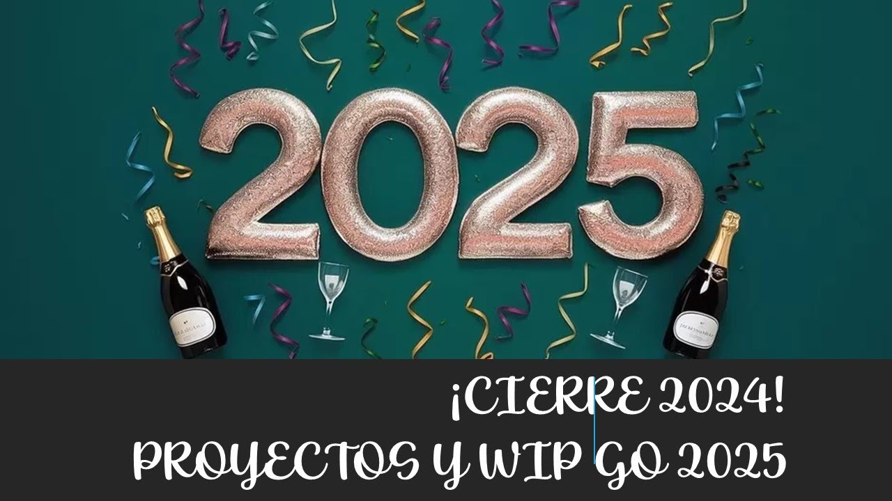 ¡CIERRE 2024! Proyectos y Wip Go 2025. #crossstitch #puntodecruz