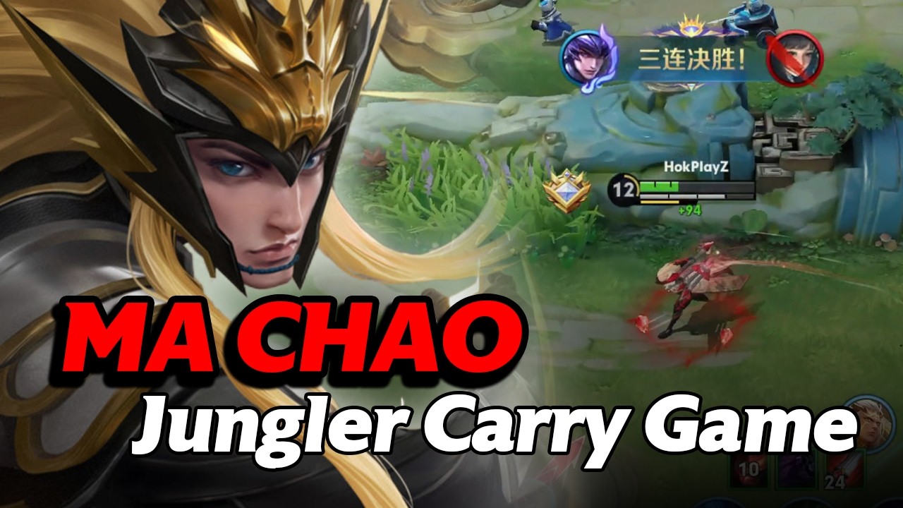 Ma Chao INSANE Quadra Kill! Hight Rank Gameplay | Honor Of Kings | #HOKkhmer