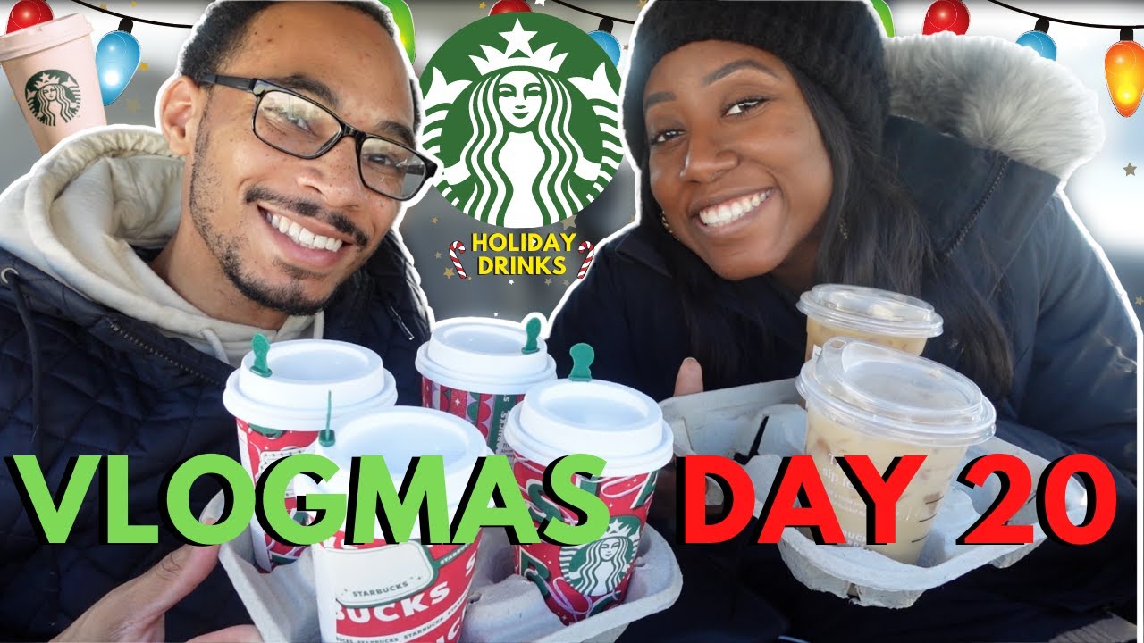 Trying Starbucks New Holiday Menu 2021 Vlogmas Day 20 | 2021