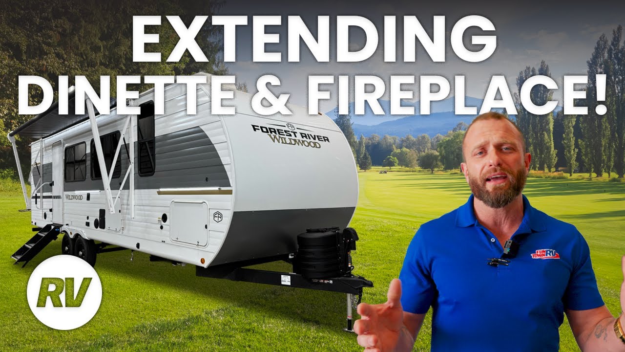 2026 Forest River Wildwood 260ICE | Extending Dinette and Fireplace