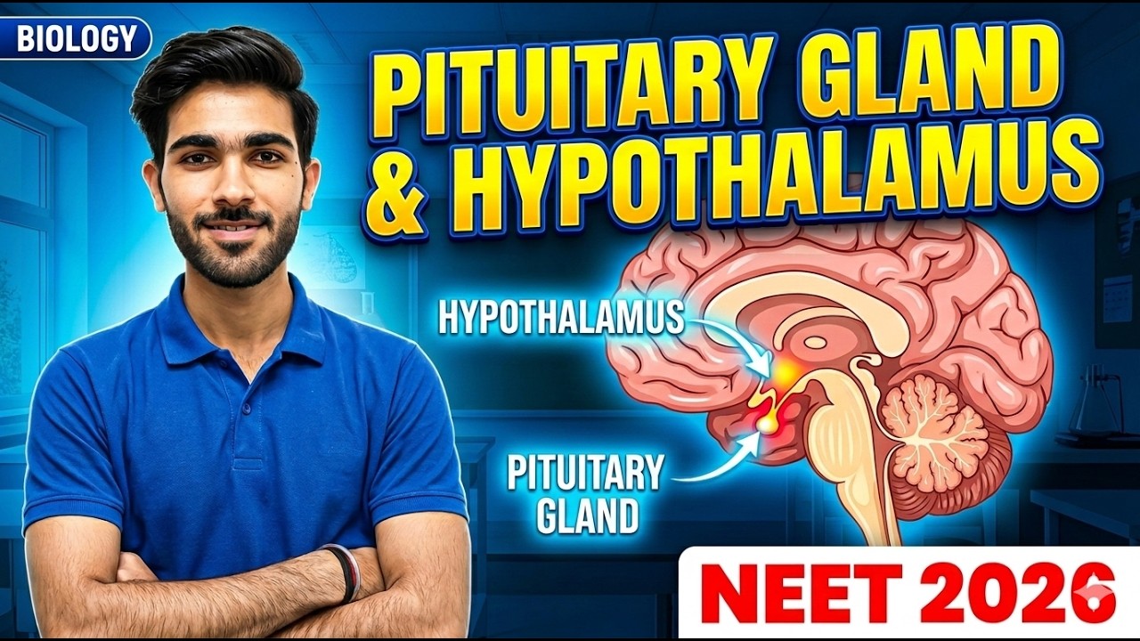 NEET 2026 BIOLOGY: Pituitary Gland & Hormonal Control | Class 11 | NCERT + PYQs