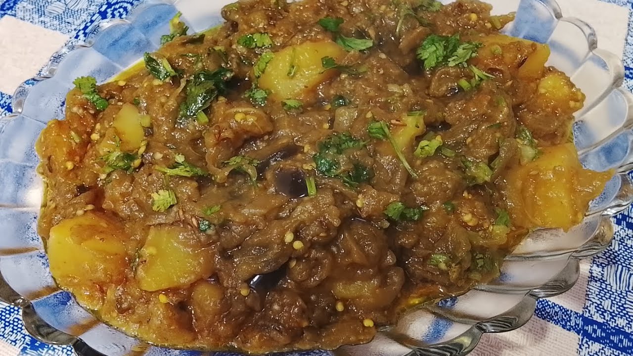 Aloo Baingan Ki Sabzi Recipe Quick And Simple Eggplant Curry Recipe 