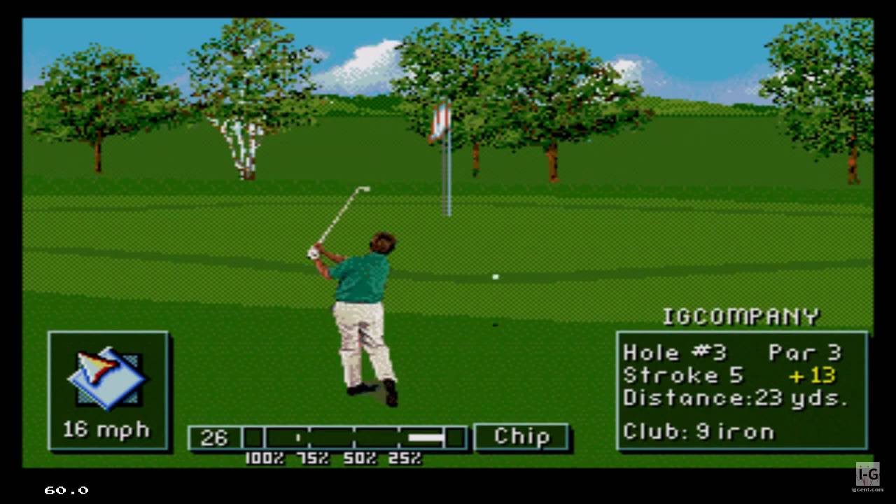 PGA Tour Golf III (1994) Sega Genesis Gameplay HD