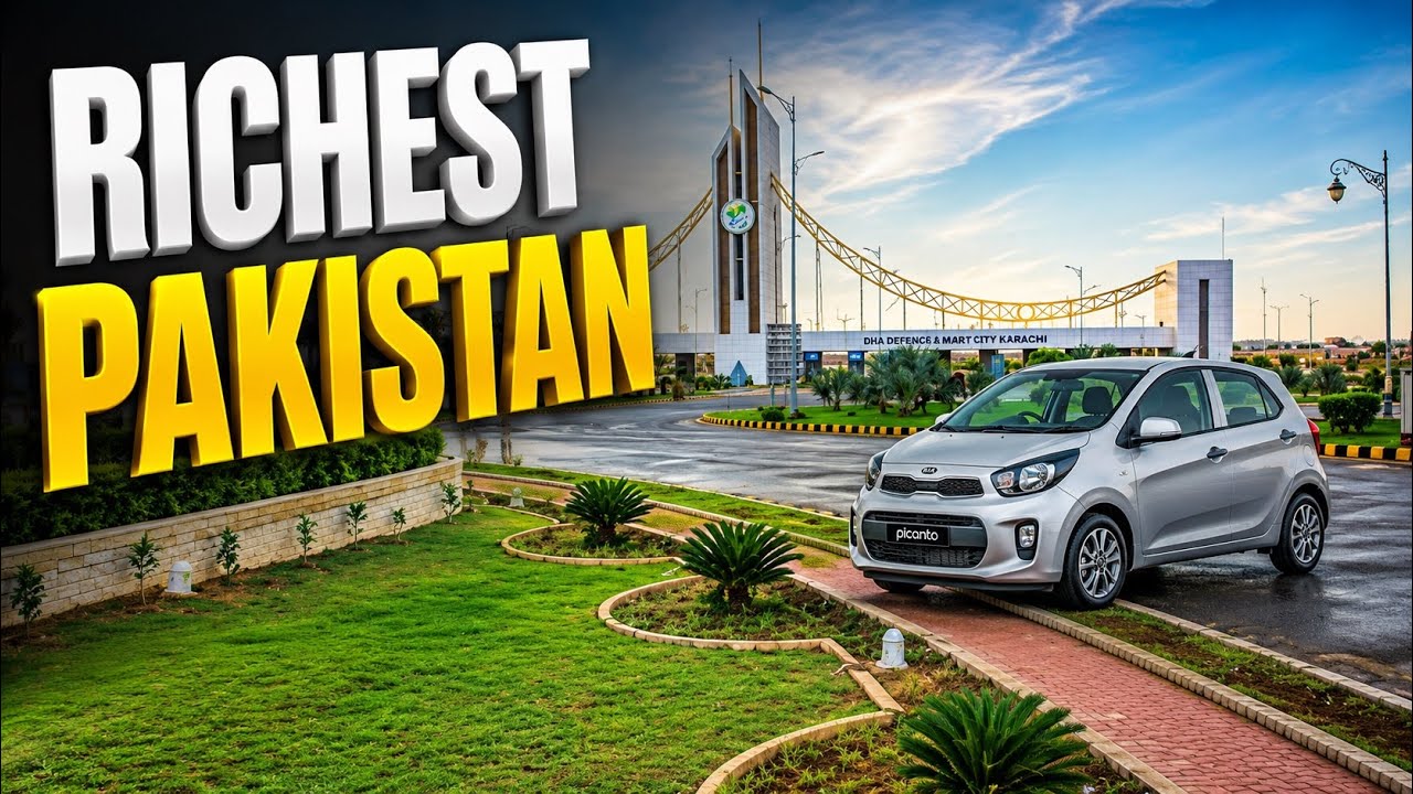 DHA City Karachi - DHA luxurious Society in Pakistan m9 motorway 4K drive