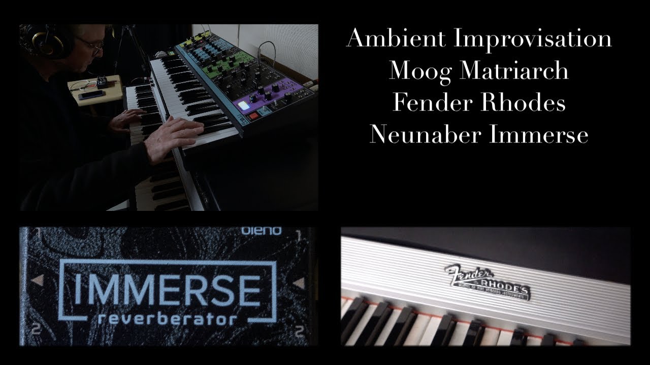 Ambient Jazz Improvisation: Moog Matriarch, Fender Rhodes, Neunaber Immerse