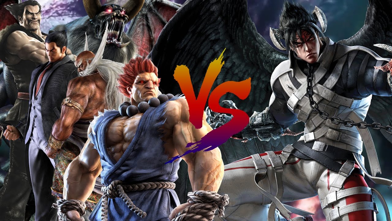 Devil Jin vs All tekken bosses tekken to tekken 7 2005 to 2020