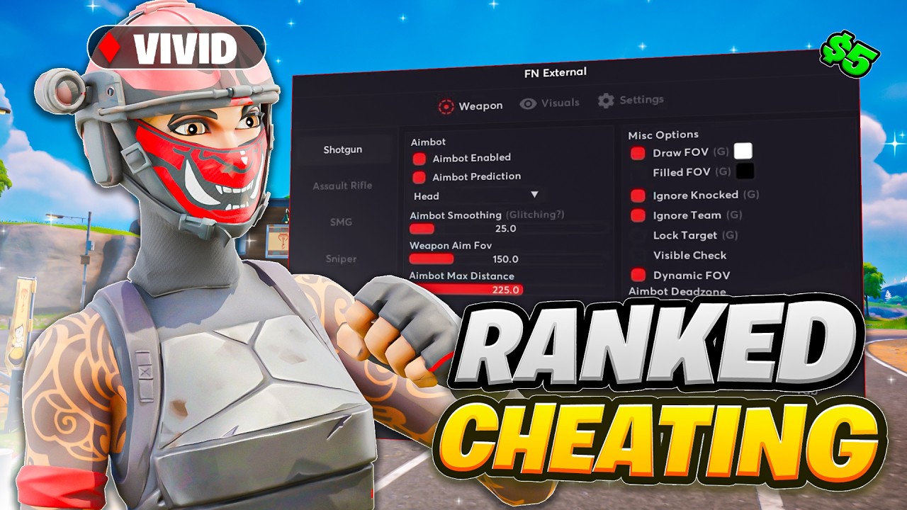 Использую ЧИТЫ в Fortnite в рейтинговом режиме UNREAL Reload, ДОМИНИРУЮ... 🏆