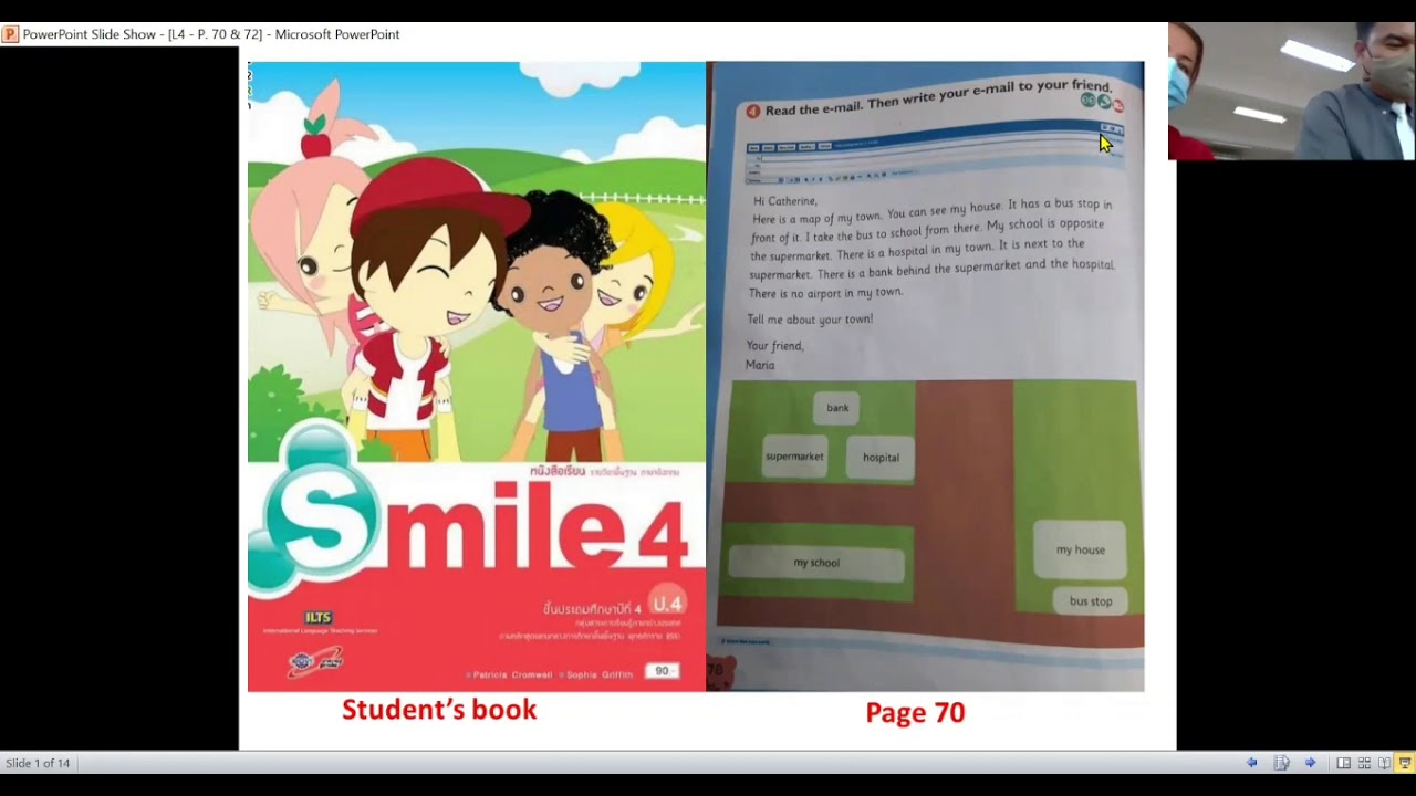 Smile book 4 , Unit 5  P.70