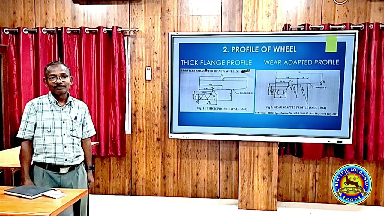 Wheel wear management (Analysis of thick flange and wear adopted profile) - By Shri T S Unnikrishnan