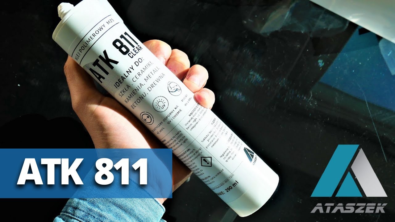 Klej ATK 811 - przezroczysty i elastyczny polimer 👍